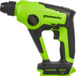 Перфоратор аккумуляторный GREENWORKS GD24SDS1 24В,SDS-plus,1.2Дж,3-режима,б/щ,без АКБ и ЗУ (3803107)