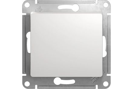 Выключатель одноклавишный Systeme Electric Glossa Бел 10А