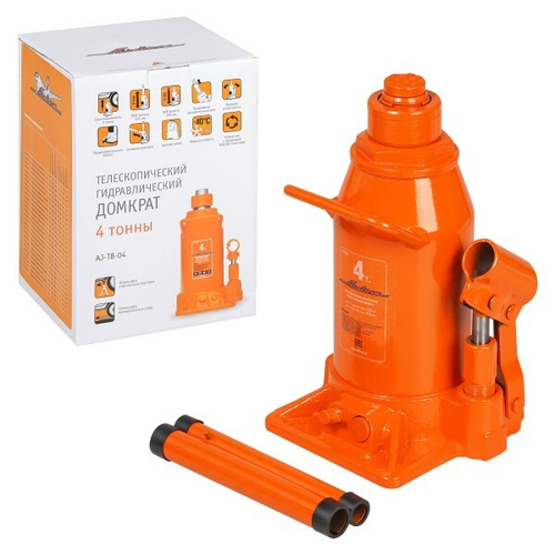 Домкрат гидрав. 4 т. выс. 229-535 мм (в сумке) двухштоковый (AIRLINE)