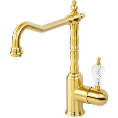 Смеситель для кухни Boheme CRYSTAL 101-CRST Бронза