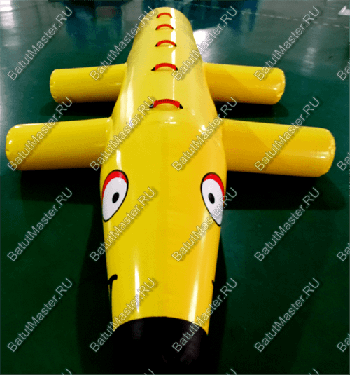 Надувная водная качалка «Жёлтая такса», ПВХ, 4,7×2,6×0,5 м