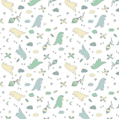 Детский принт. Seamless pattern for children