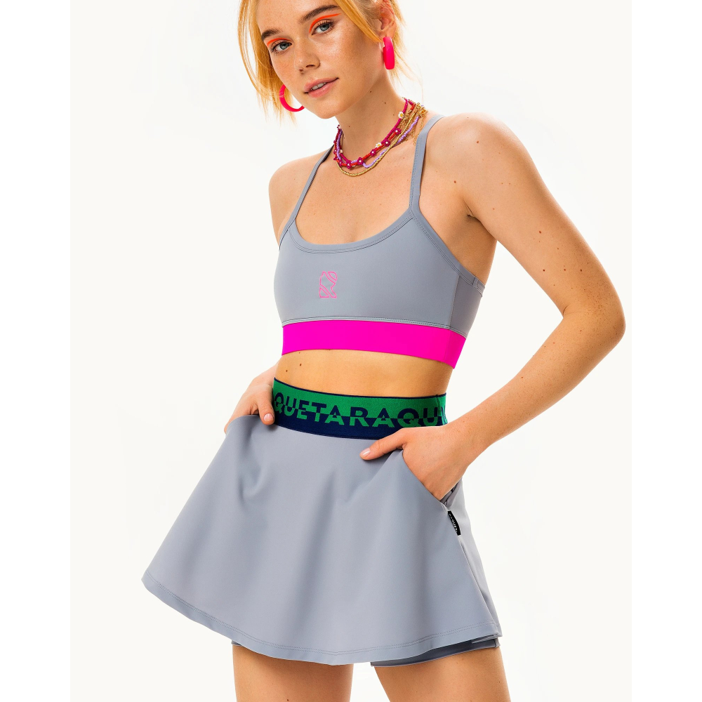 ОДЕЖДА ДЛЯ ТЕННИСА , Юбка с шортиками RAQUETA  .