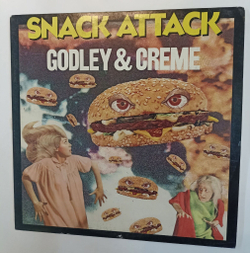 Винтажная виниловая пластинка LP Godley and Creme Snack Attack (USA Promo 1981)
