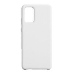 Силиконовый чехол Silicone Cover для Samsung Galaxy S20 Plus (Белый)