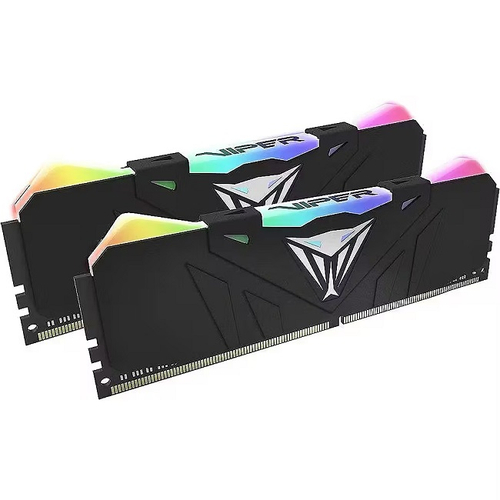 Модуль памяти DIMM DDR4 32Gb, 3600Mhz, 2x16Gb, Patriot Memory VIPER STEEL RGB (PVSR432G360C0K)