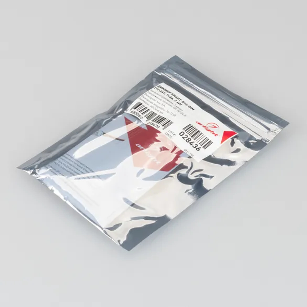 Диммер SMART-D15-DIM (12-24V, 1x3A, 2.4G) (Arlight, IP20 Пластик, 5 лет) 028436