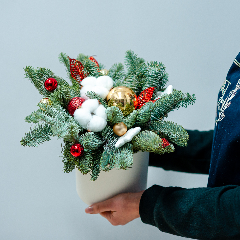 Новогодняя композиция из нобилиса 15