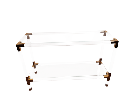 Консоль Ist Casa Роялти, 120х40х76 см, прозрачный