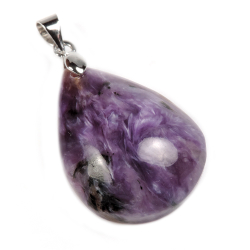 Кулон "Капля №5" чароит