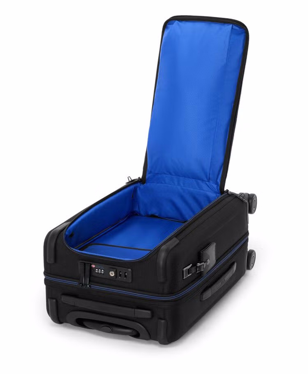 Чемодан ручная кладь с расширением Dual/Black Ultra Blue