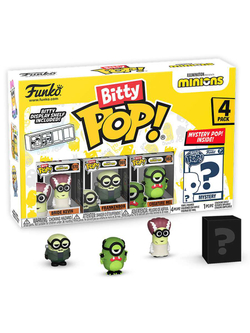 Фигурка Funko Bitty POP! Minions Bride Kevin+Frankenbob+Creature Mel+Mystery (1 of 4) 4PK 73036