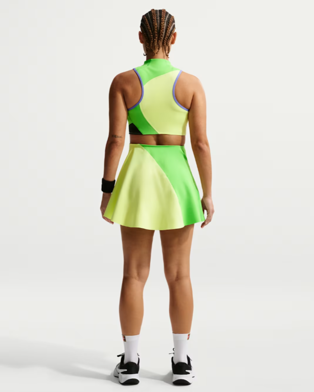 Платье Nike W Dry FIT SLAM DRESS светло-жёлтое