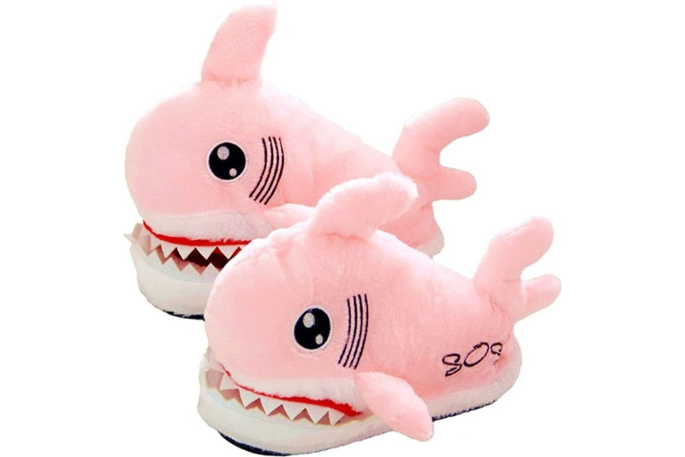 Тапочки Funfur Акула Розовый