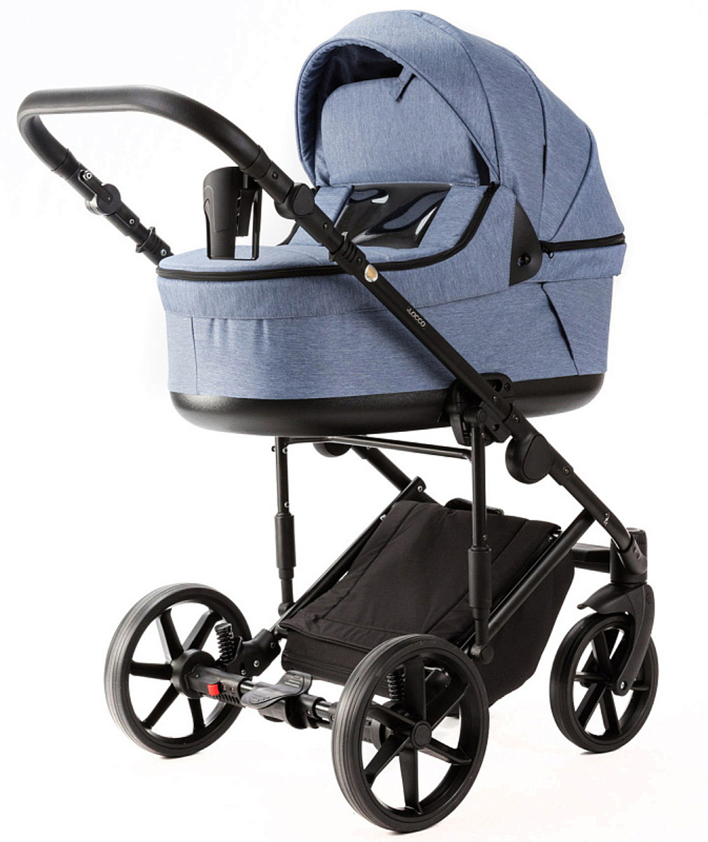 Детская коляска Adamex Locco Light 2 в 1 LL-TK02 TIP (СВЕТЛЫЙ ДЖИНС)
