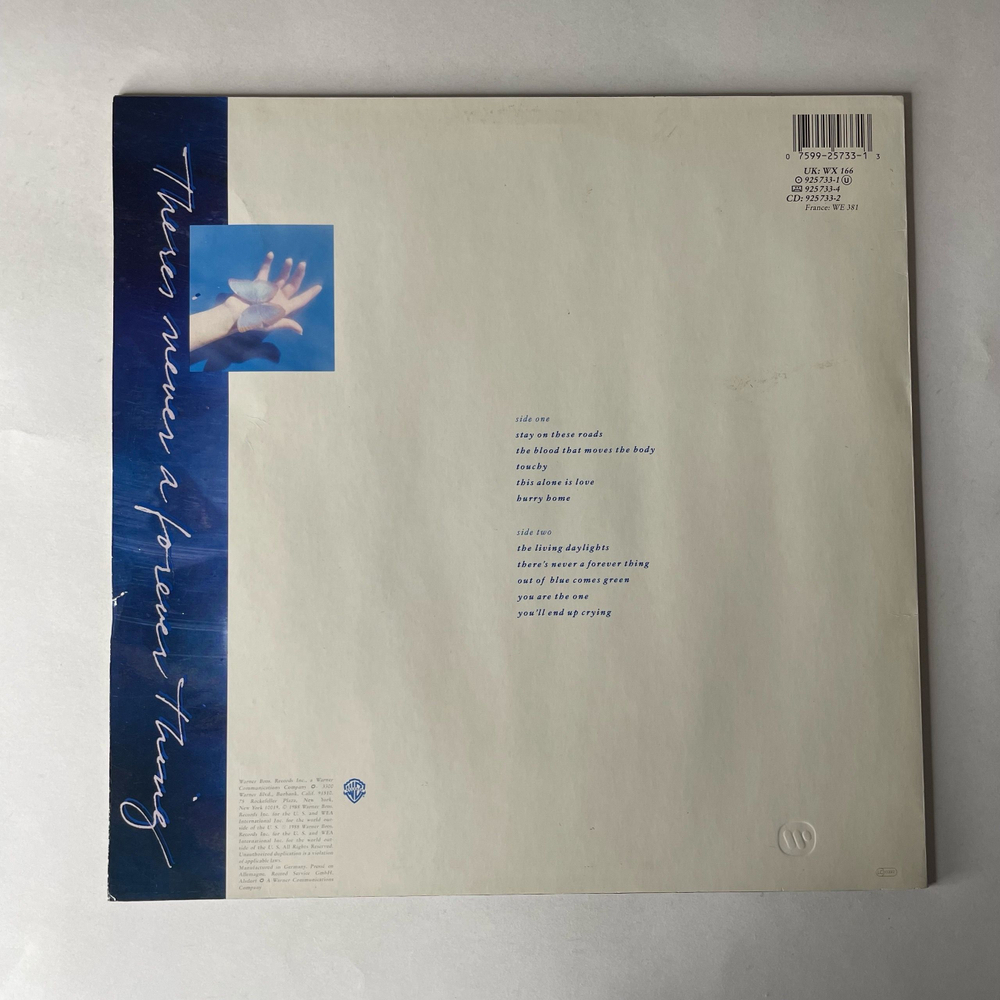 Винтажная виниловая пластинка LP A ha Stay On These Roads (Германия 1988)