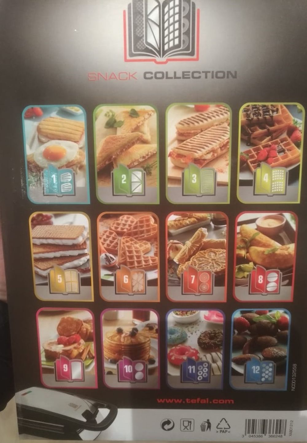 Жарочная панель для вафельницы (бутербродницы) Tefal (Тефаль)