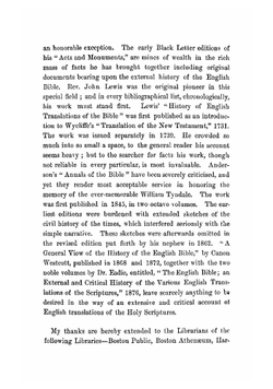 The history of the English Bible. extending from the earliest Saxon translations to the present Anglo-American revision | Blackford Condit