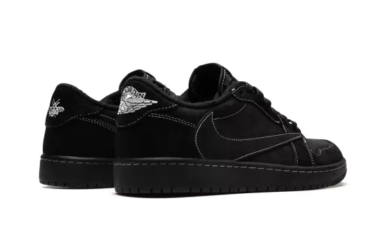 Premium Кроссовки Nike x Travis Scott Air Jordan 1 Low "Black Phantom"