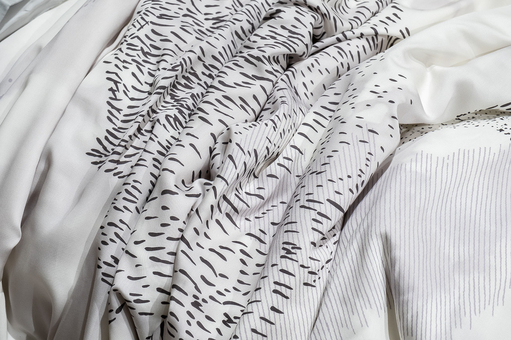 Пододеяльник 220x200 Garda Decor Нувола серый