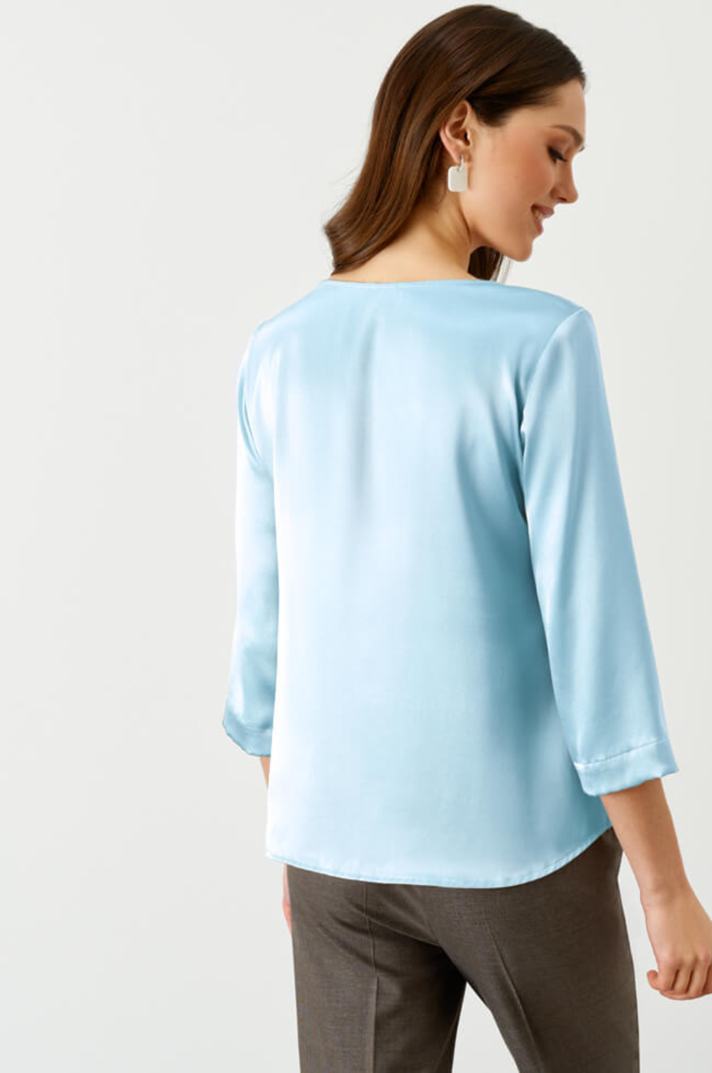 23062 Блузка женская (голубой)