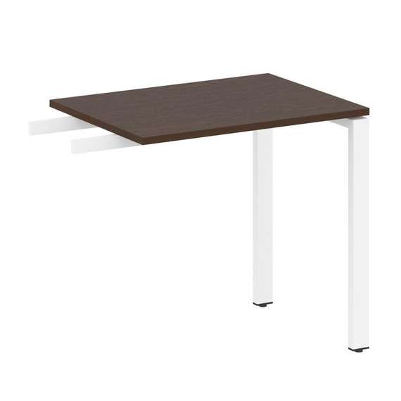 Metal System Приставной элемент на П-образном м/к БП.ПР-2 Венге Цаво/Металл Белый 800*600*750