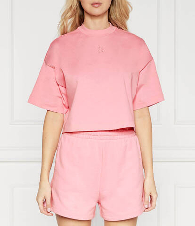 Футболка Cropped Tee HUGO - розовый(50517790)