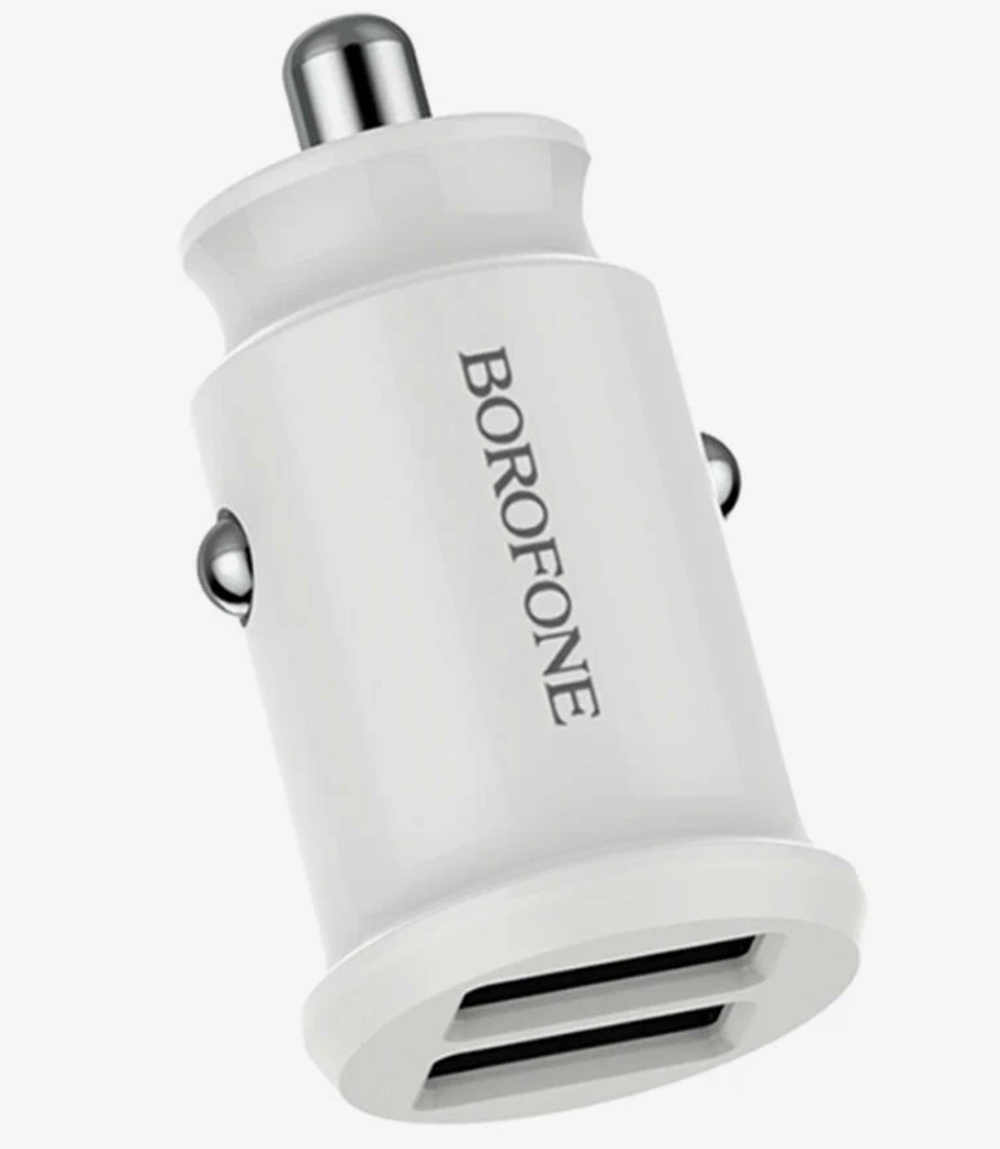 АЗУ Borofone BZ8 2.4A 2 USB white