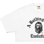 A Bathing Ape Bathing Ape Футболка Logo Pattern Regular Sleeve Bap Ss26 030 белый