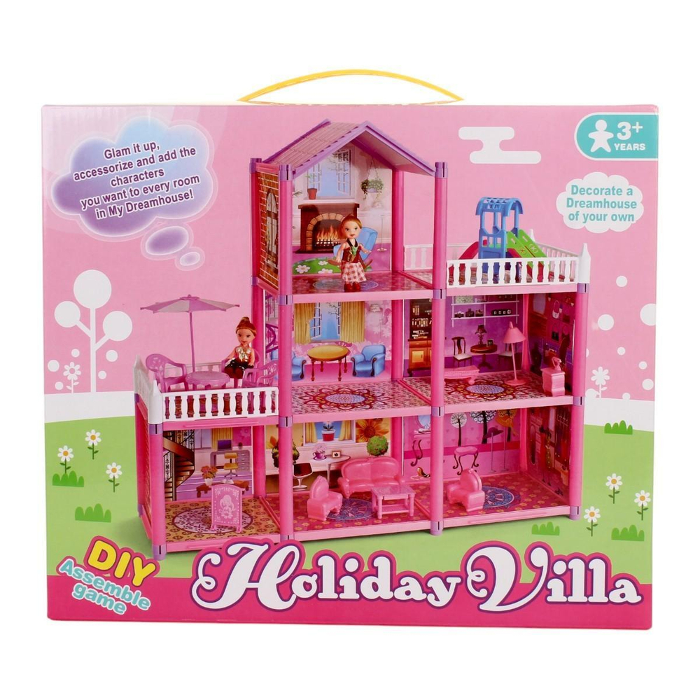 Дом для куклы с мебелью, коробка DSJ588-2