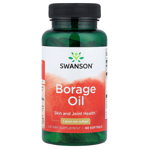 Swanson, Масло бурачника, 1 г, 60 мягких таблеток