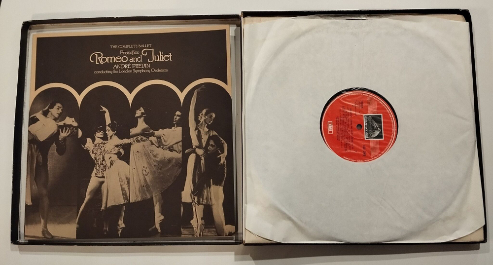 Винтажная виниловая пластинка LP Prokoviev Прокофьев, London Symphony Orchestra Romeo And Juliet Ромео и Джульетта 3LP (UK 1973)