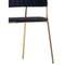 Стул Turin черный велюр с золотыми ножками