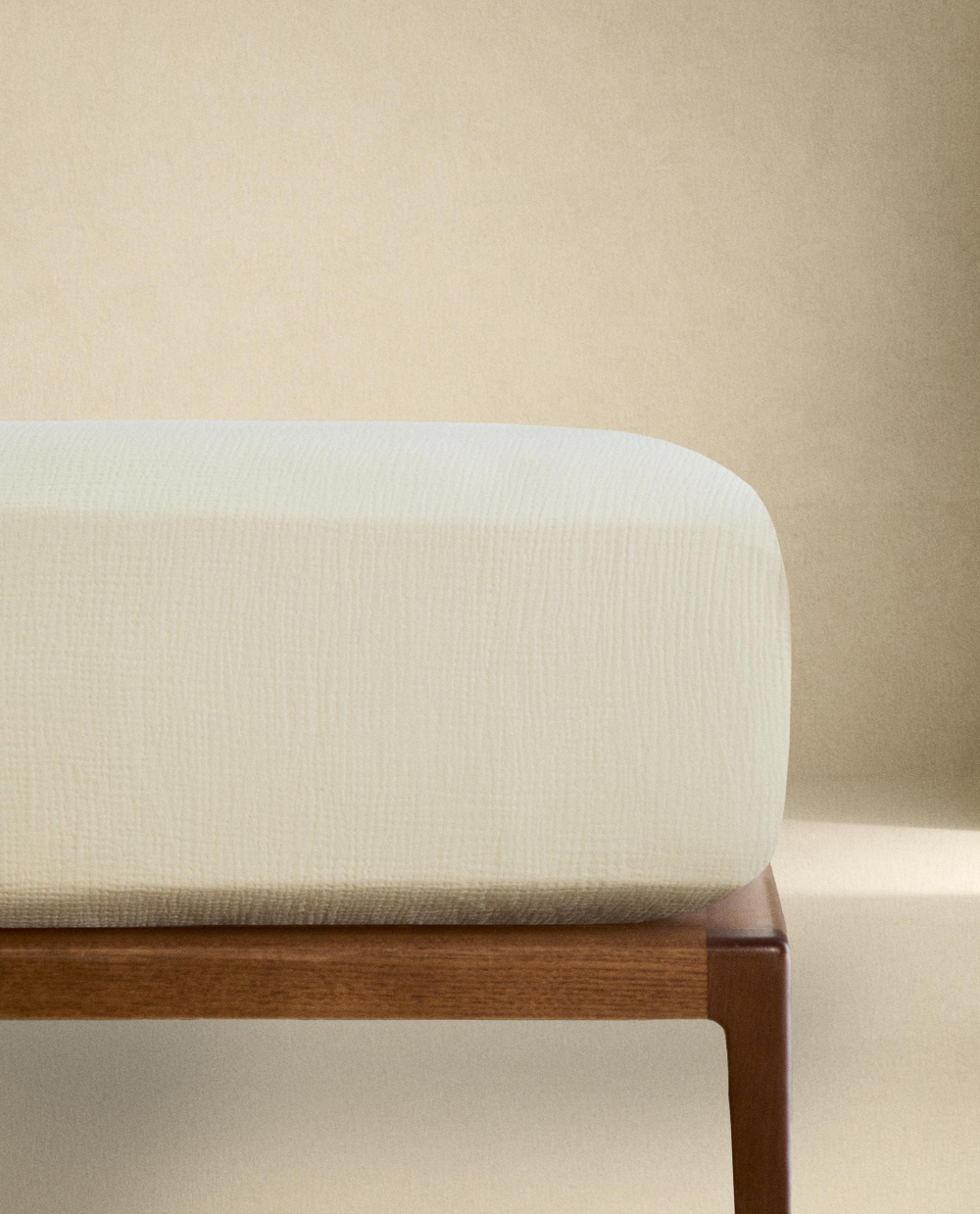 Простыня на резинке Zara Home, хлопок 100%, однотонный, 6184/900