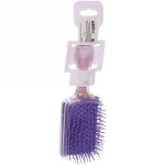 Расческа массажная детская «Animals», Зайчишка, микс 2 цвета, на подвесе, 20*6см