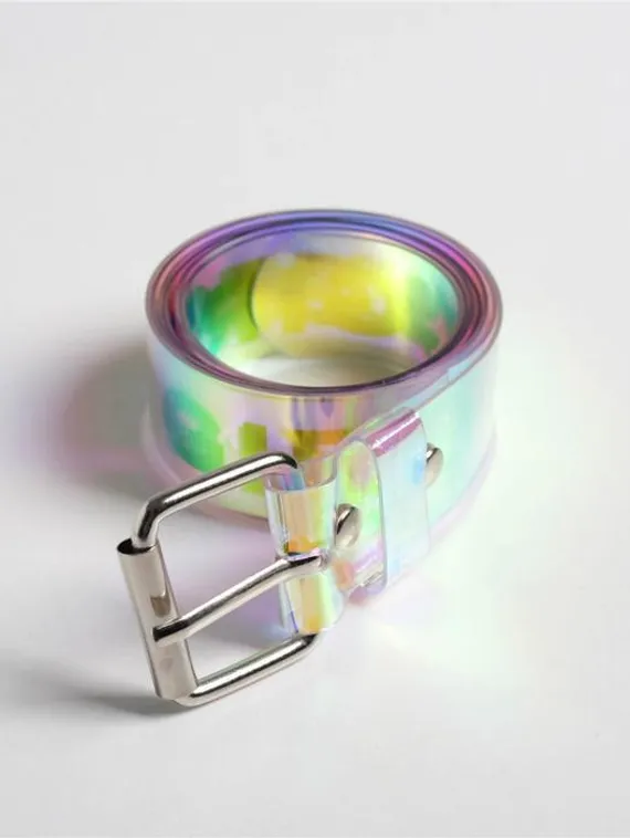 Голографический ремень в подарочной коробке Winter mood