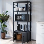 Стеллаж кухонный COLOMBIA - антрацит