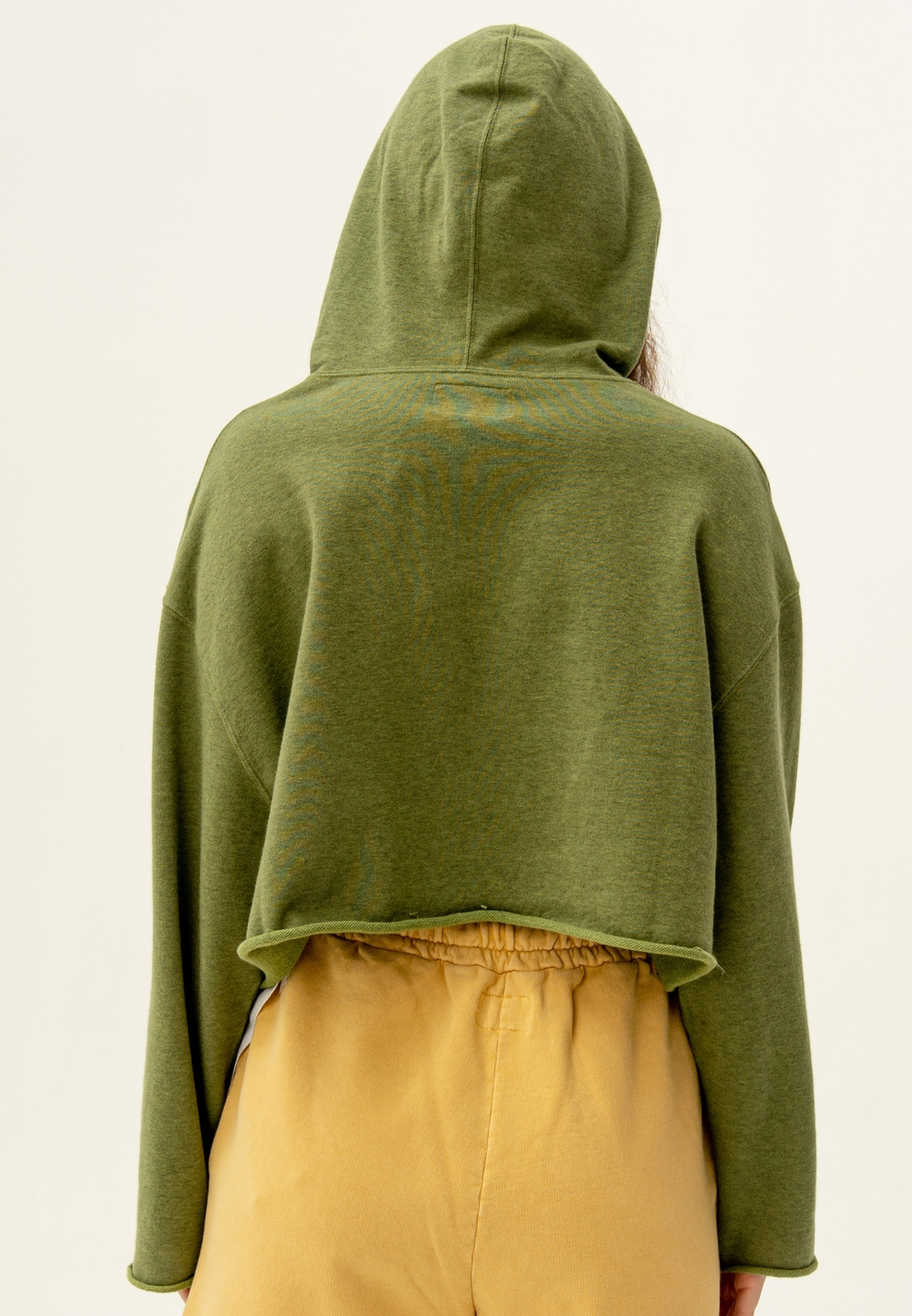 Худи Bowery NYC укороченное оверсайз Military