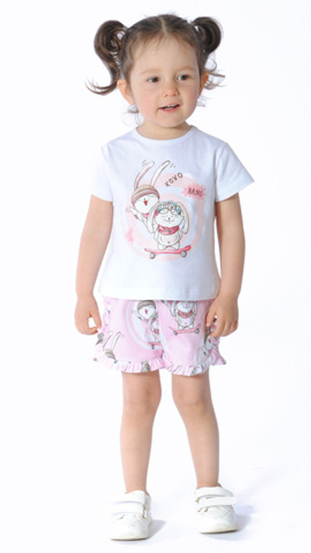 Футболка трикотажная для девочки 0-2 года Fleur de Vie