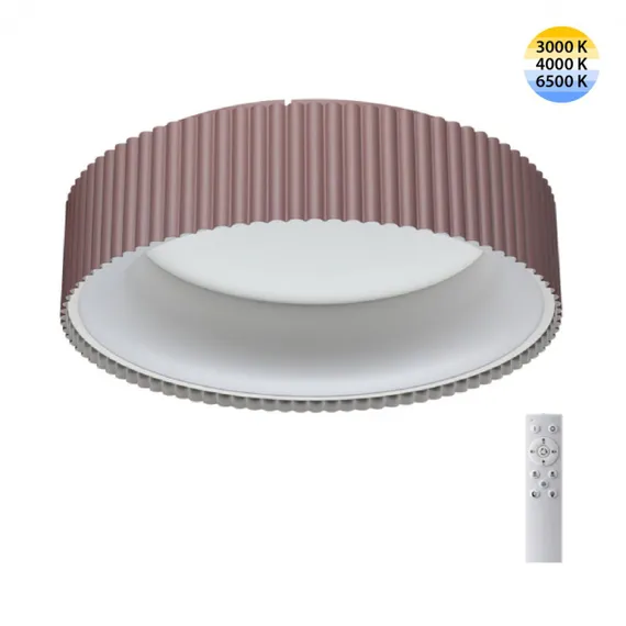 7714/56L AVRA LED SN 033 Светильник металл/акрил/белый/мокко LED 56Вт 3000-6500К D460 IP20 пульт ДУ SHARMEL