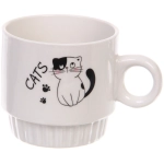 Набор кружек на стойке 280мл «Котики»