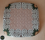 Набор чехлов на табурет из гобелена Кружево (33х33 см) - 4шт