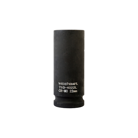 WDK-710-4022L Головка торцевая ударная глубокая 1/2", 6 граней, 22 мм