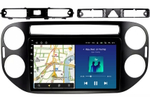 Магнитола для Volkswagen Tiguan 1 2007-2016, Golf Plus (рамка 9 чёрная, любая кнопка) - Teyes SPRO+ Android 10, ТОП процессор, 4-32, SIM-слот