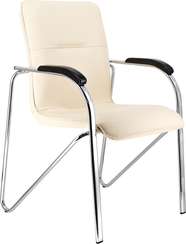 Кресло Everprof Samba Wood CF Экокожа Бежевый