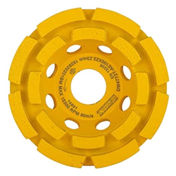 Чашка алмазная шлифовальная DeWalt DW4772T 100мм двойная