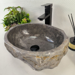 Раковина из мрамора Erozy Grey EM-65523 42*34*15 0882