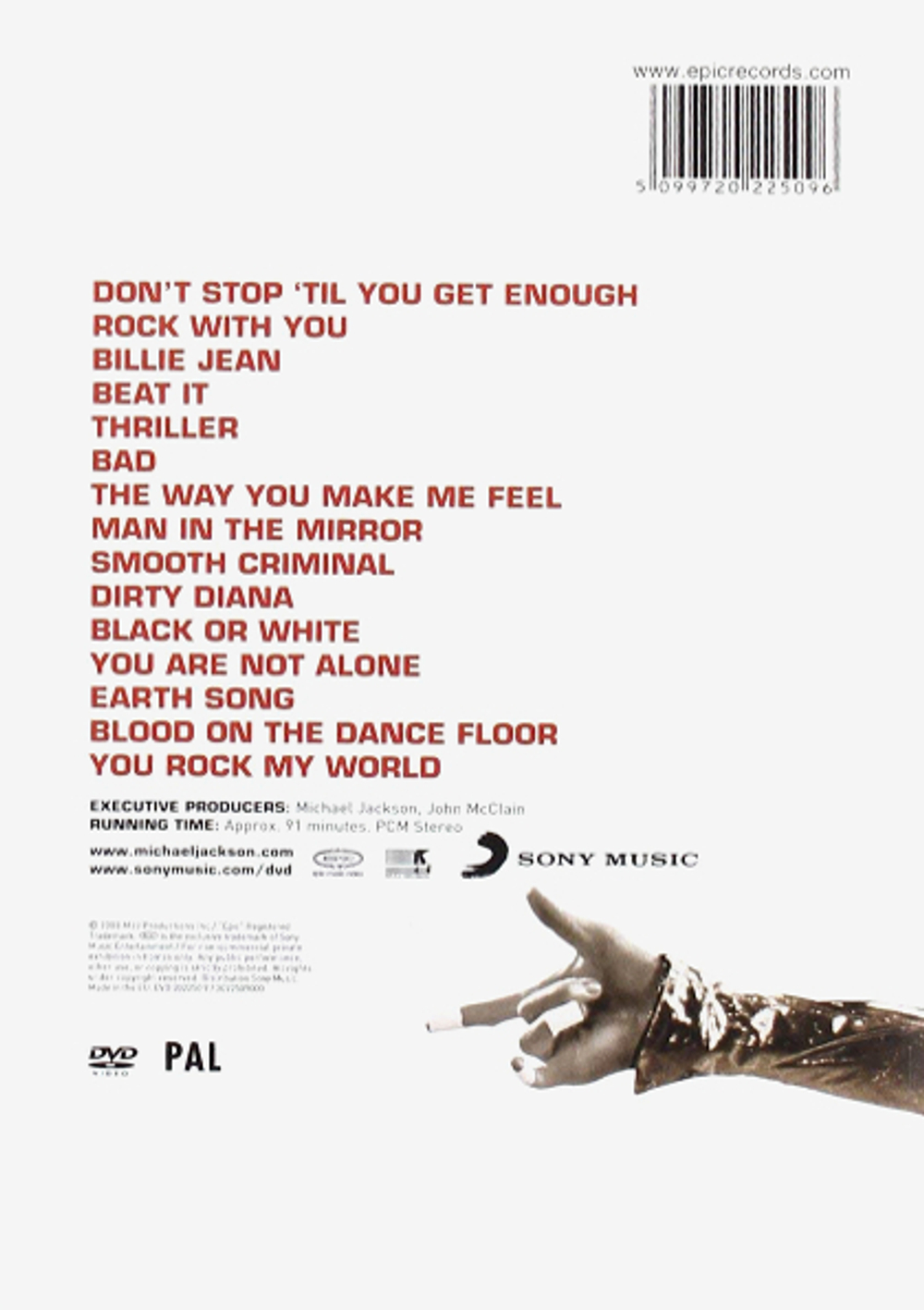 Michael Jackson / Number Ones (DVD)