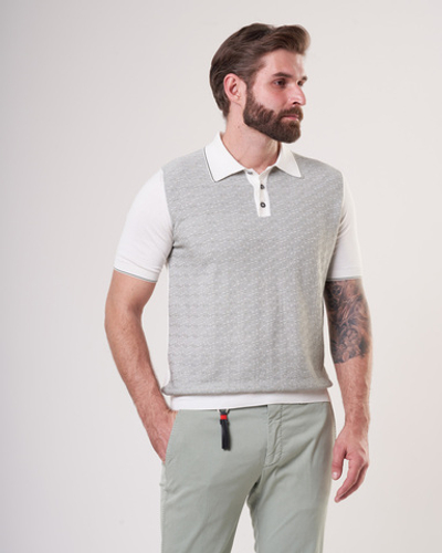 Поло с коротким рукавом на пуговицах Atelier Portofino