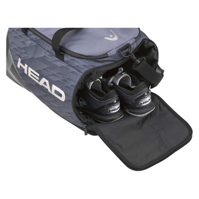Сумка теннисная Head Djokovic Duffle Bag - anthracite/black